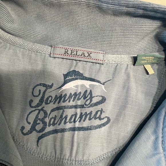 Tommy Bahama 1/4 zip pullover - Picture 2 of 4
